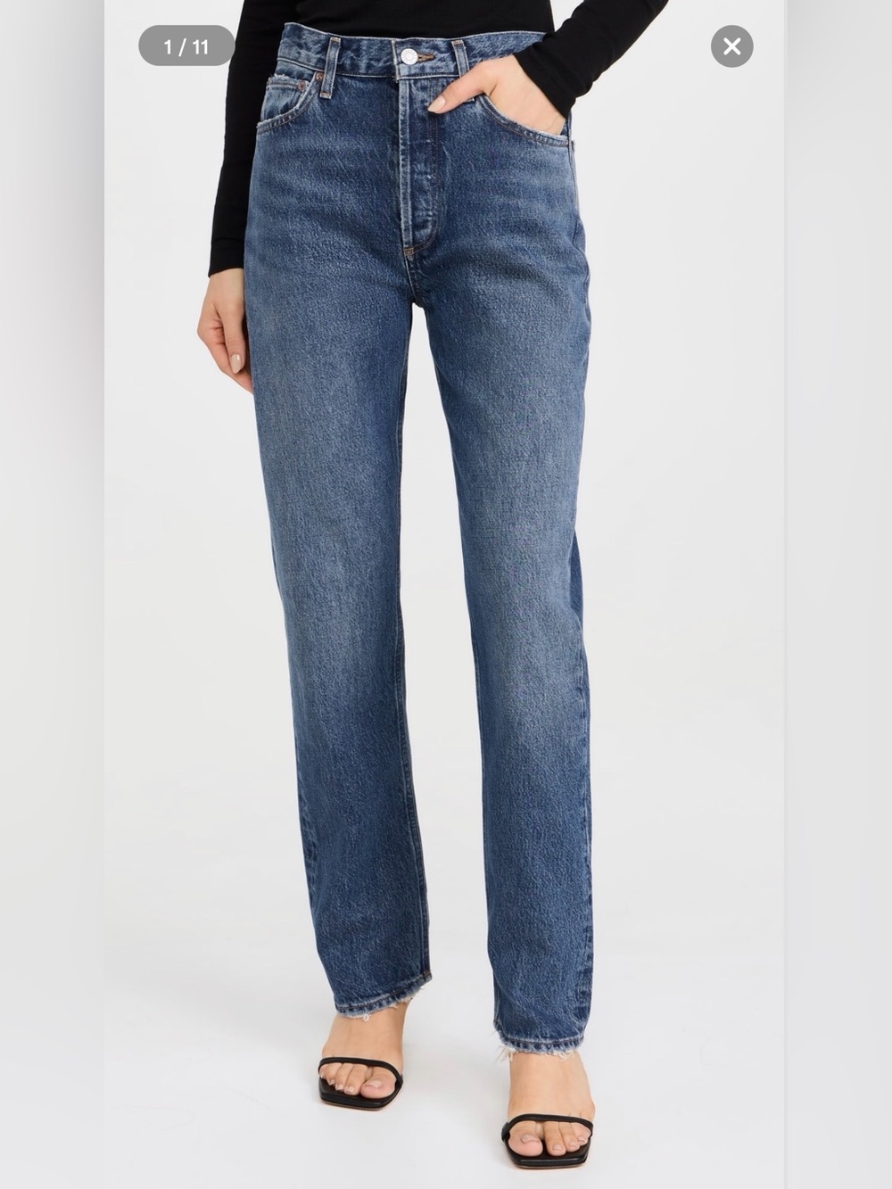 AGOLDE '90s Pinch Waist Jeans Portrait Wash Size 29